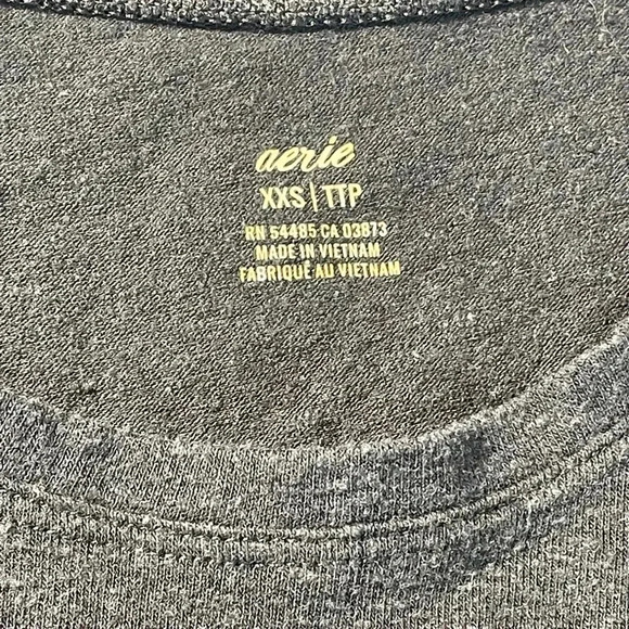 Aerie Black Sleeveless Mini Dress Size XXS - Picture 9 of 9